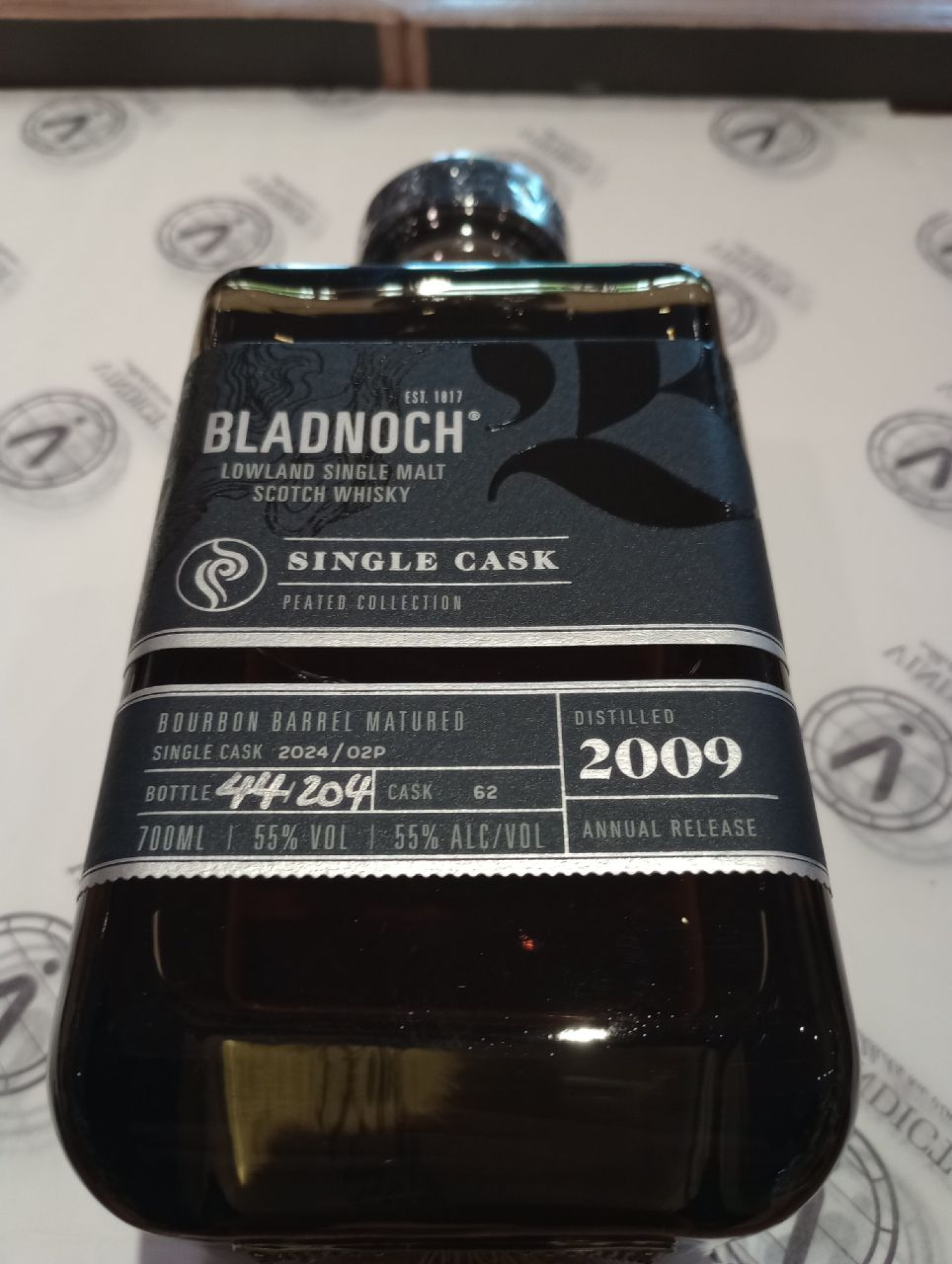 Bladnoch Bourbon Barrel Cask 62 single malt whisky